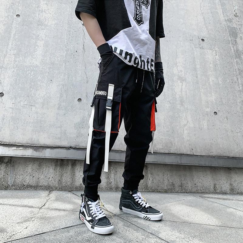 Ribbons Harem Joggers Men Cargo Pants Streetwear 2022 Hip Hop Casual  Pockets Track Pants Male Harajuku Fashion Trousers - Price history & Review  | AliExpress Seller - MENSWEARS Store | Alitools.io